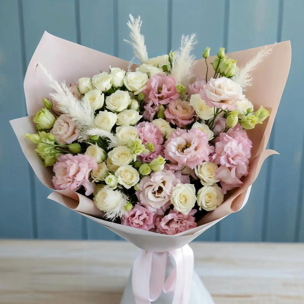 Букет цветов из: Альстромерии и Розы в Ярцево