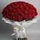 Букет 101 Красная роза Блэк Мэджик в Ярцево