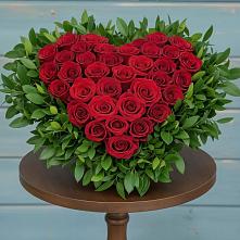 Цветочная композиция из Розы в виде сердца #REPLACE_PRED# Ярцево