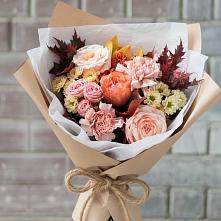 Букет цветов из:  Гвоздики, Хризантемы и Розы в Ярцево