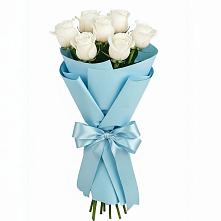 Букет 7 белых роз Проуд #REPLACE_PRED# Ярцево