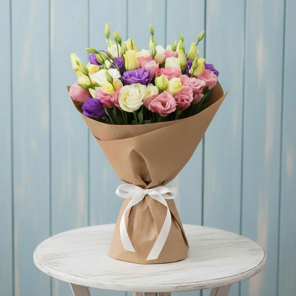 Букет цветов из: Лизиантусы в Ярцево