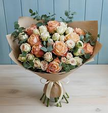 Букет цветов из:  Альстромерии и Розы #REPLACE_PRED# Ярцево