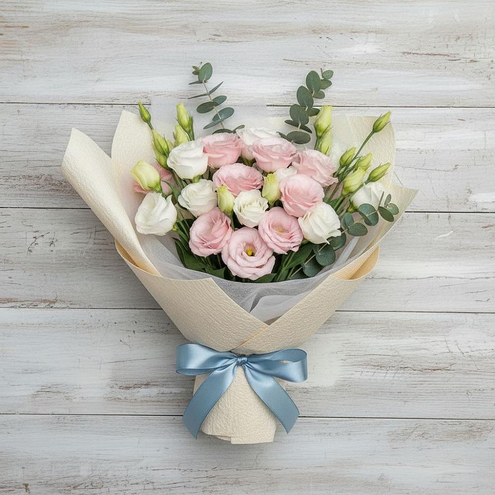 Букет цветов из: Лизиантусы в Ярцево